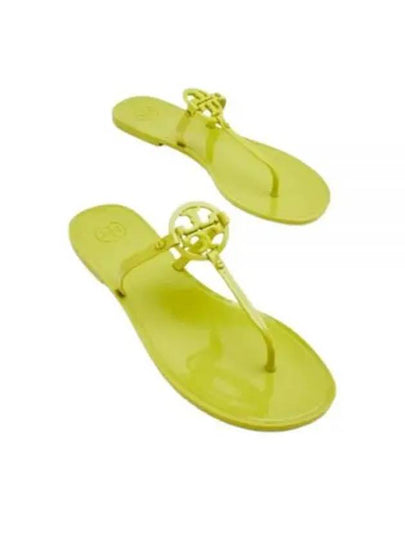 Mini Miller Jelly Flip Flops Green - TORY BURCH - BALAAN 2