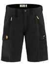 ABISKO SHORTS M BLACK - FJALL RAVEN - BALAAN 1