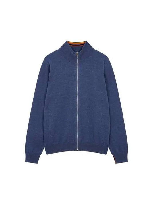 Cashmere zip up cardigan dark blue 271642 - PAUL SMITH - BALAAN 1