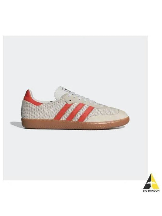 Samba OG Mesh Low Top Sneakers Red Crystal White - ADIDAS - BALAAN 2