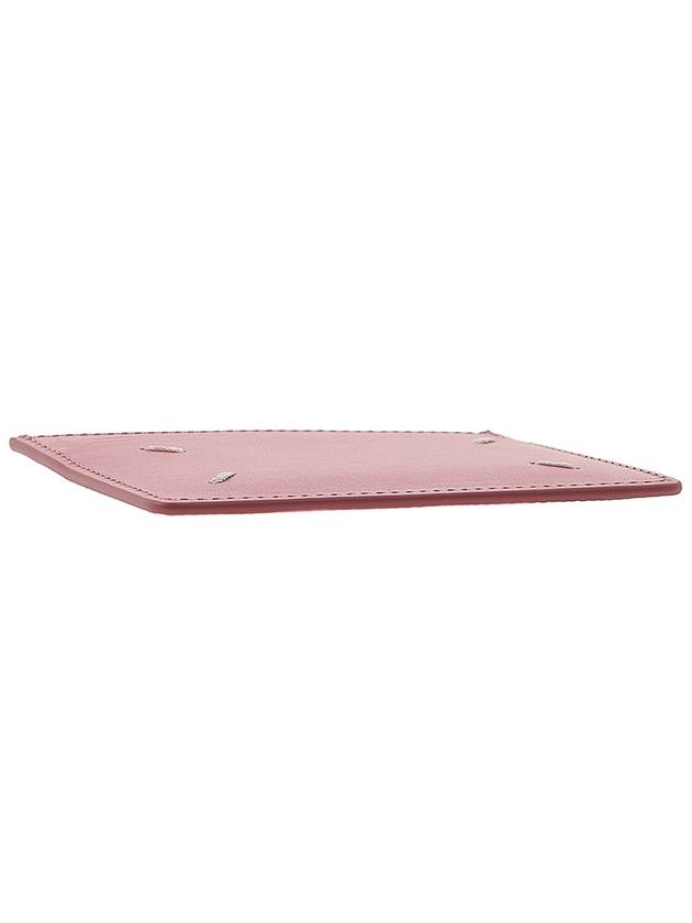 Four Stitch Leather Card Wallet Pink - MAISON MARGIELA - BALAAN 6