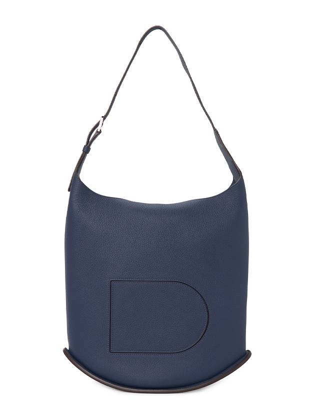 Pin GM Hobo Shoulder Bag Blue - DELVAUX - BALAAN 2