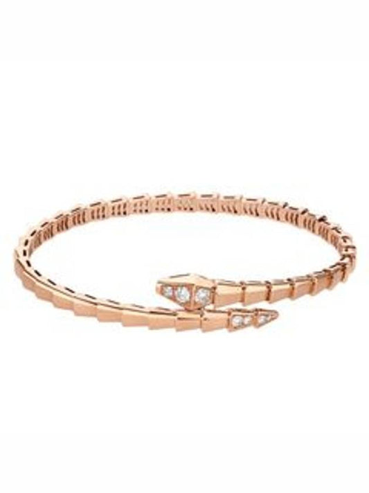 Serpenti Viper Bracelet Women Diamond Rose Gold 360709 - BVLGARI - BALAAN 2