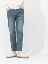 Perfect Jeans Tapered Fit Washed Span Denim Pants - GOLD PERCENT - BALAAN 2