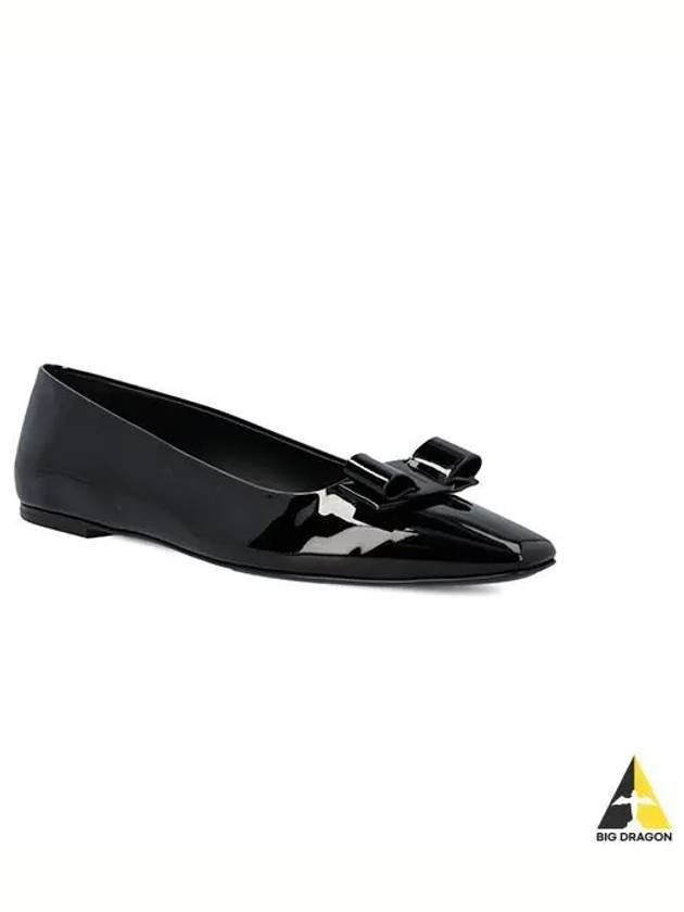 Vara Bow Ballet Flat Black - SALVATORE FERRAGAMO - BALAAN 2