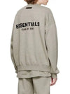 Essential Crew Neck Cotton Blend Fleece Logo Patch Bag Collar Sweatshirt - FEAR OF GOD ESSENTIALS - BALAAN 3