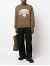 Campus Fox Regular Sweatshirt Khaki - MAISON KITSUNE - BALAAN 3