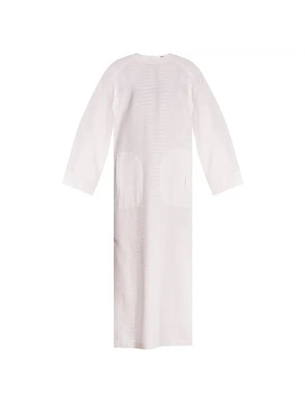 Women's Long Sleeve Maxi Long Dress - SAINT LAURENT - BALAAN 1