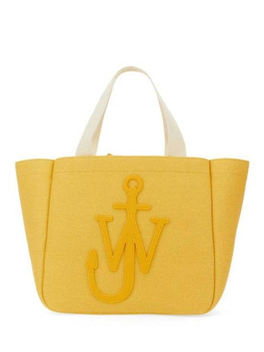 Logo Patch Top Handle Tote Bag Yellow - JW ANDERSON - BALAAN 1