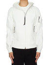 Shell R Hooded Jacket White - CP COMPANY - BALAAN 4