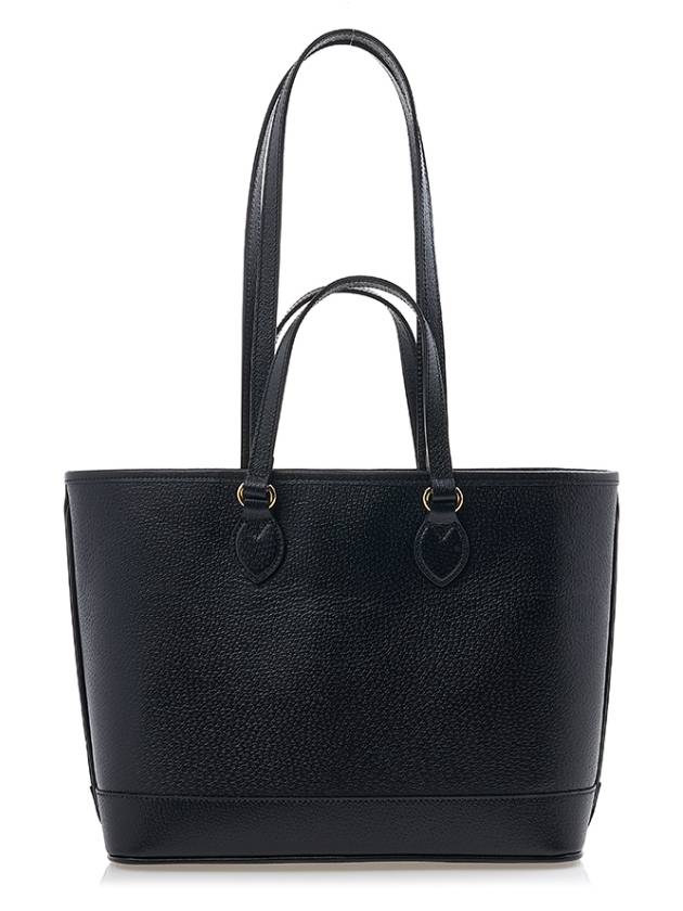 Ophidia Leather Tote Bag Black - GUCCI - BALAAN 4