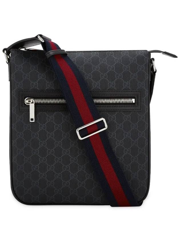 GG Supreme Cross Bag Black - GUCCI - BALAAN 4