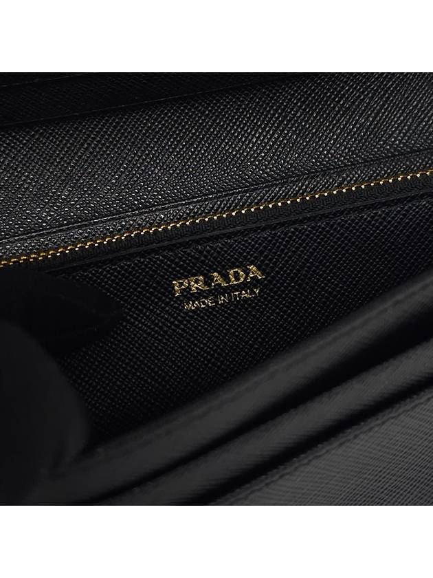 1MH132 Saffiano gold logo long wallet - PRADA - BALAAN 7