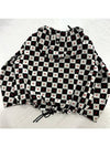 XS Dior Women s Amor Heart Check Chess Anorak Hooded Jacket - DIOR - BALAAN 8