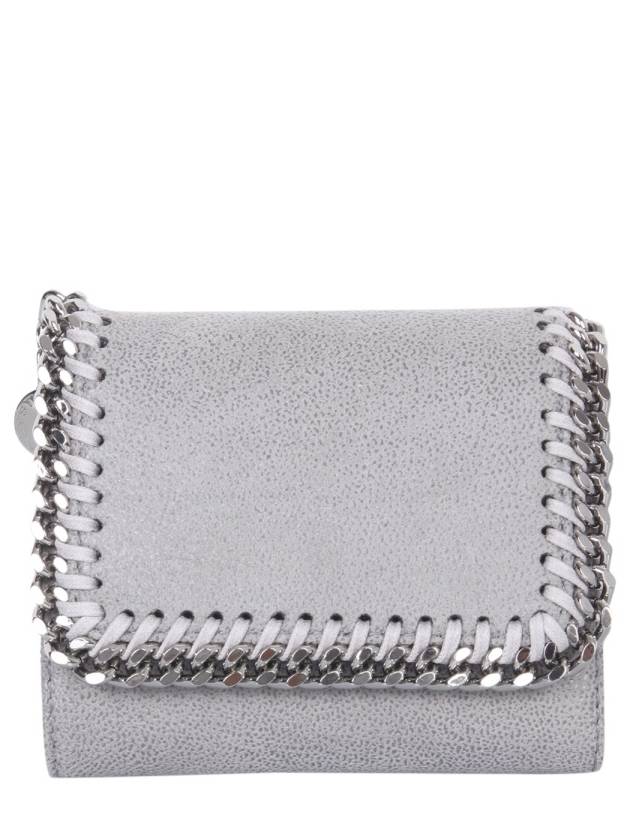 Falabella small flap halfwallet light gray - STELLA MCCARTNEY - BALAAN 3