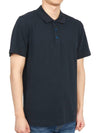 Bronn Cotton Short Sleeve Polo Shirt Navy - THEORY - BALAAN 4