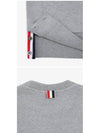 Engineered 4 Bar Stripe Loopback Jersey Knit Crewneck Sweatshirt Light Grey - THOM BROWNE - BALAAN 4