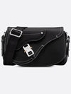 Saddle Grained Calfskin Strap Cross Bag Black - DIOR - BALAAN 4