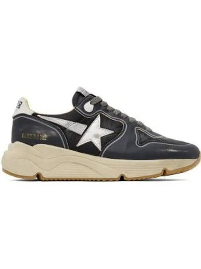 Running Sole Leather Low Top Sneakers Navy - GOLDEN GOOSE - BALAAN 2