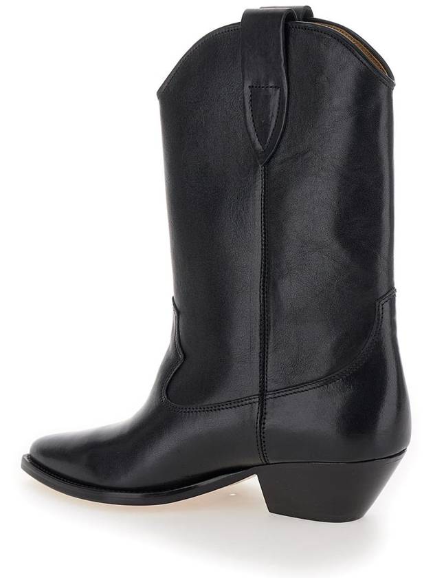 Duerto Ankle Middle Boots Black - ISABEL MARANT - BALAAN 4