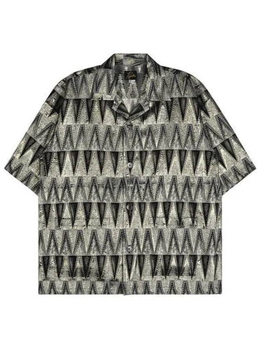 KP104 TRIAN jacquard cabana shirt 998406 - NEEDLES - BALAAN 1