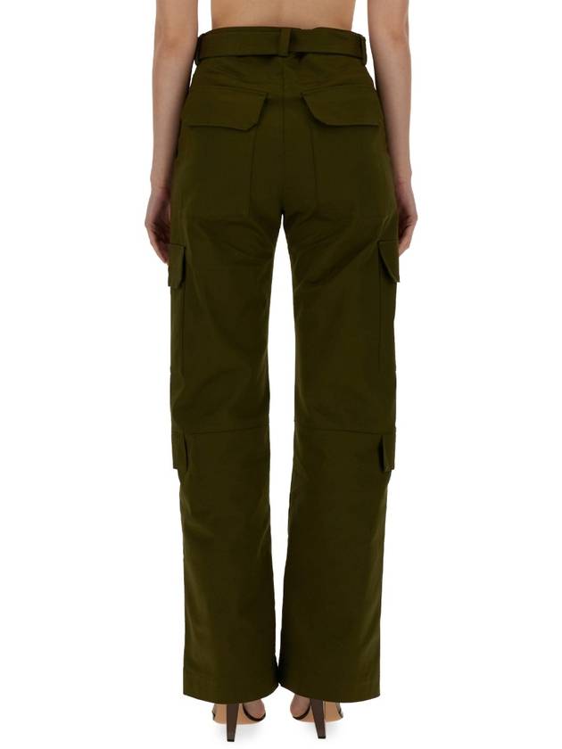 Straight Pants 3641MDP09X 24710537 Green - MSGM - BALAAN 4