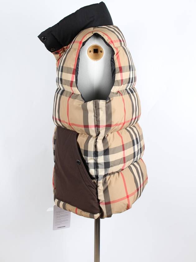 Check Tech Down Padded Vest - BURBERRY - BALAAN 3