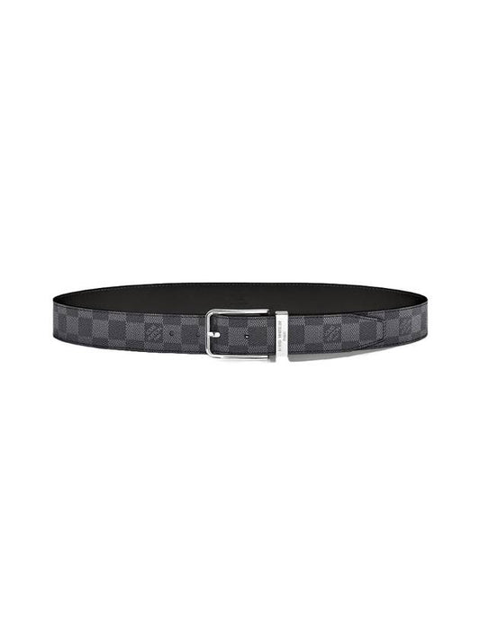 Pont Neuf 35MM Leather Belt Gray - LOUIS VUITTON - BALAAN 1