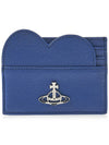 Debbie Logo Heart Card Wallet Blue - VIVIENNE WESTWOOD - BALAAN 2