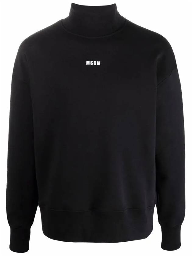 Micro Logo Sweatshirt Black - MSGM - BALAAN 2