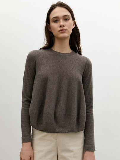 Wishfull Balloon Pullover Knit Top Mocha Brown - KILHOUETTE - BALAAN 2