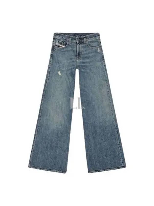 1978 D-Akemi Mid-Rise Bootcut Jeans Blue - DIESEL - BALAAN 2