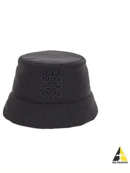 Puffer Nylon Bucket Hat Black - LOEWE - BALAAN 2