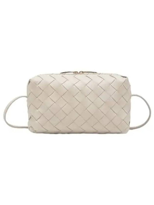 Mini Intrecciato Cross Bag White - BOTTEGA VENETA - BALAAN 1