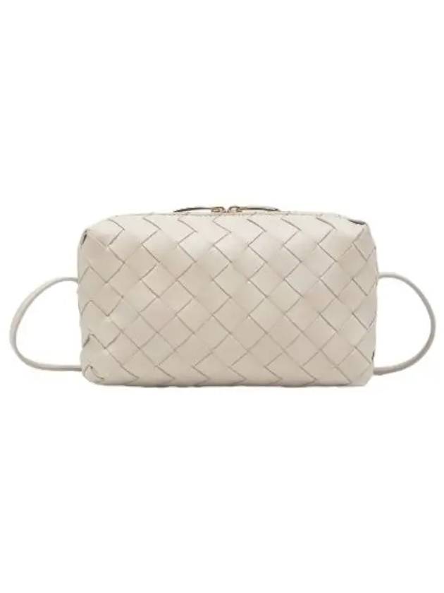 Mini Intrecciato Cross Bag White - BOTTEGA VENETA - BALAAN 1