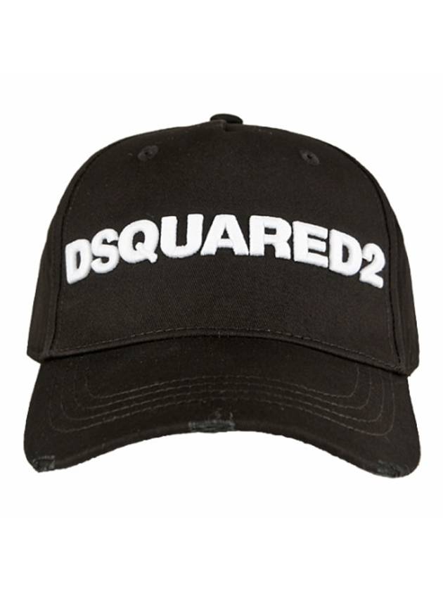 Embossed Logo Patch Ball Cap Black - DSQUARED2 - BALAAN 1