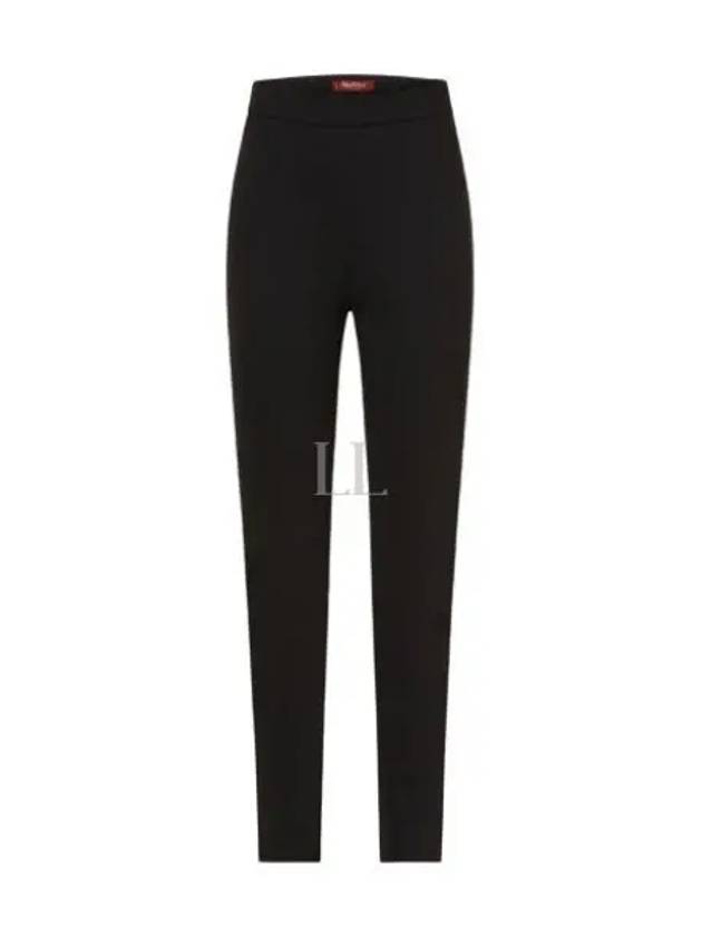 Sonni Zipper Polyamide Slacks Black - MAX MARA - BALAAN 2