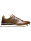 Asken Leather Low Top Sneakers Brown - BALLY - BALAAN 1