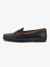 City Gomino Leather Driving Shoes Blue - TOD'S - BALAAN 2