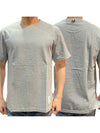 Men's Side Slit Relaxed Short Sleeve T-Shirt Light Grey - THOM BROWNE - BALAAN 2