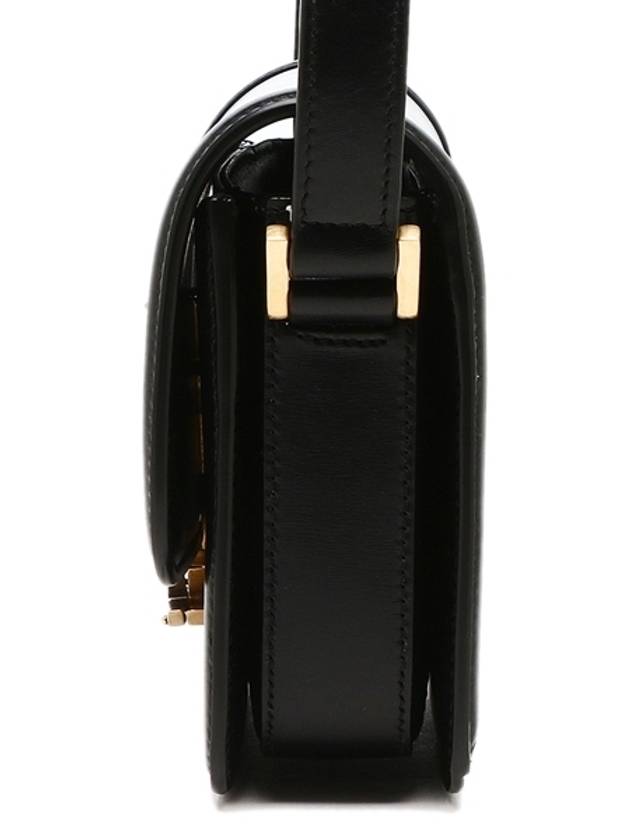 Gold Hardware Monogram Small Solferino Shoulder Bag Black - SAINT LAURENT - BALAAN 6