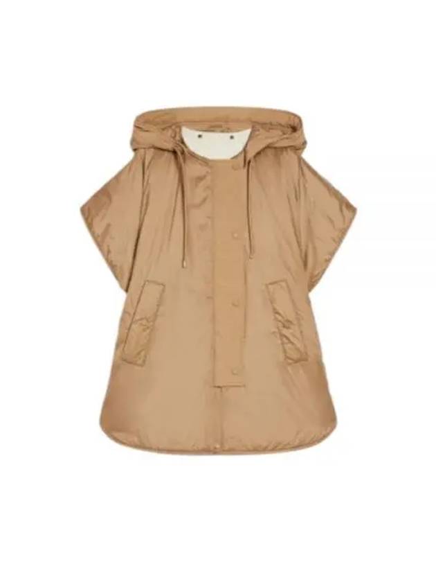 Egemone Reversible Cape Camel - MAX MARA - BALAAN 2