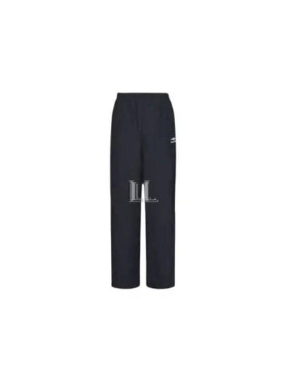 Embroidered Logo Nylon Track Pants Black - BALENCIAGA - BALAAN 2