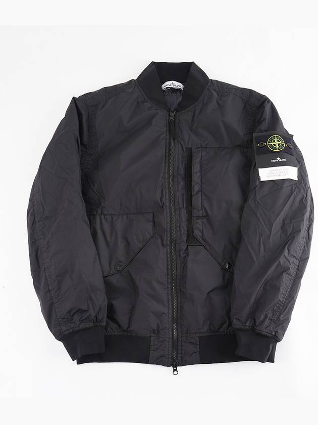 Garment Dyed Crinkle Reps Jacket Black - STONE ISLAND - BALAAN 2