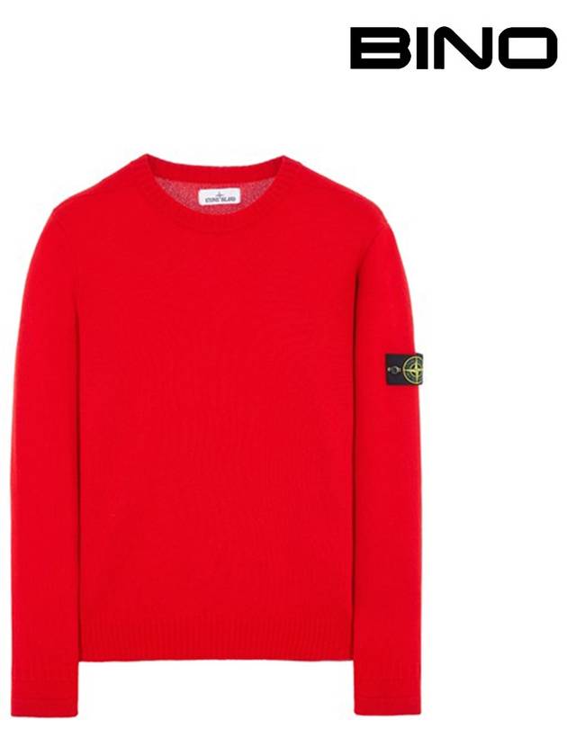 Wappen patch cashmere knit 7715556C9 - STONE ISLAND - BALAAN 1