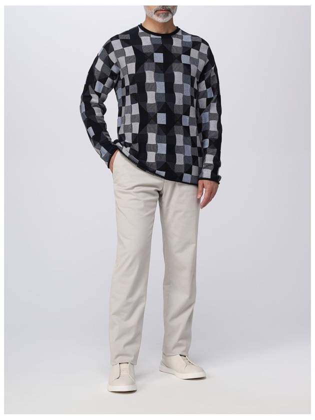 Checkerboard sweater knit 3RSM29SM31Z - GIORGIO ARMANI - BALAAN 6