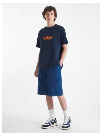 Men s National Park Comfort T Shirt Navy Domestic Product GM0024080934166 - MAISON KITSUNE - BALAAN 1