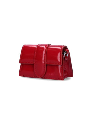 Le Porte Bambino Mini Flap Airpods Case Red - JACQUEMUS - BALAAN 1