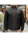 Benamou short down jacket black - MONCLER - BALAAN 3