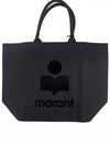 Yenky Logo Tote Bag Black - ISABEL MARANT - BALAAN 3